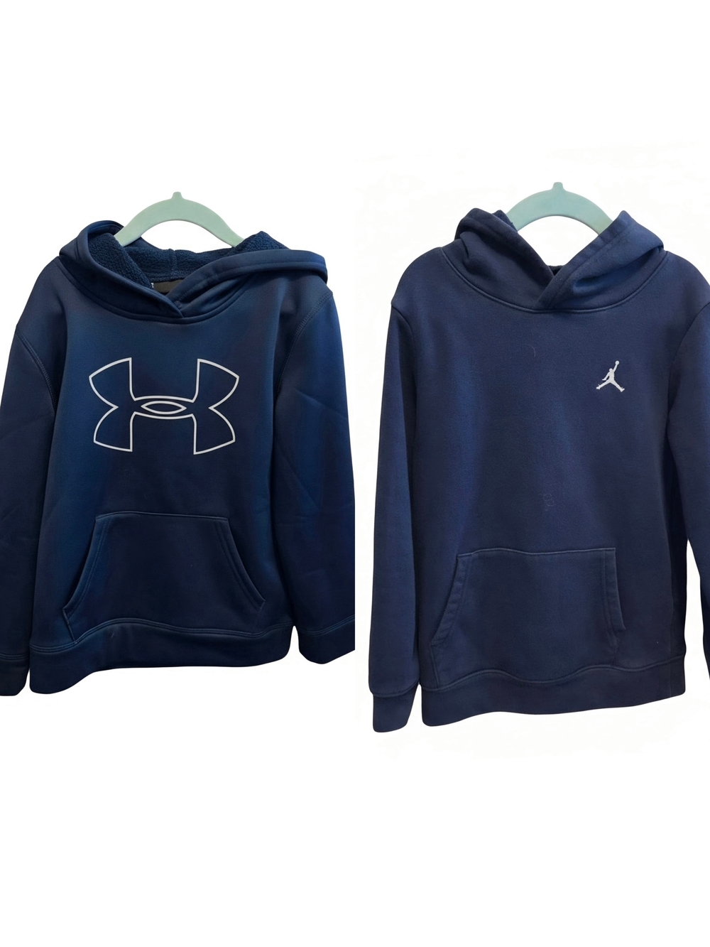 Under Armour Kids Navy Hooded Sweatshirts - Double Pack